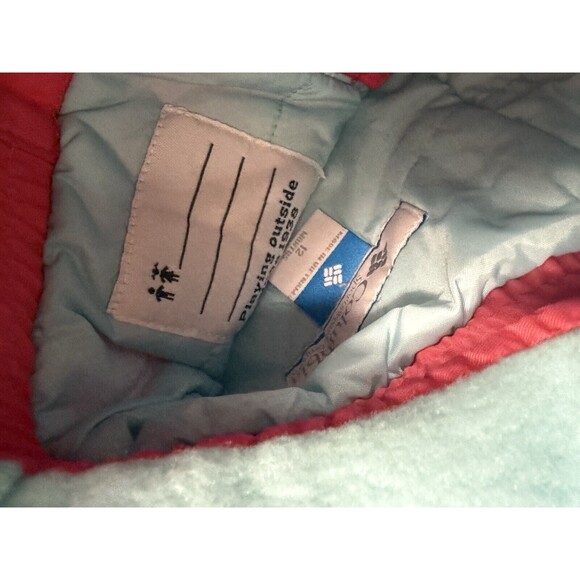 Columbia 2 Peice Snowsuit Set 12 Month Pink Overalls Coat WARM - Picture 4 of 6